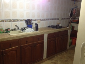 The kitchen.